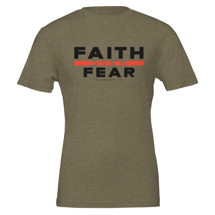 Faith Over Fear T-shirt | Kingdom Klothing Christian Tee
