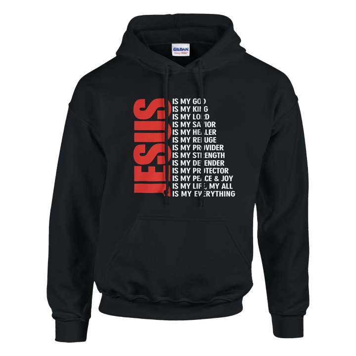 Jesus Is My Everything Hoodie – Christian Hoodie by Kingdom Klothing