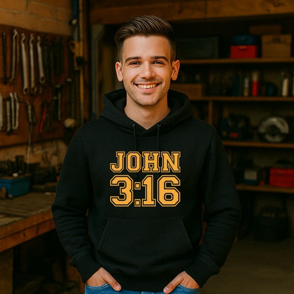 John 3:16 Hoodie – Christian Hoodie by Kingdom Klothing | God So Loved the World