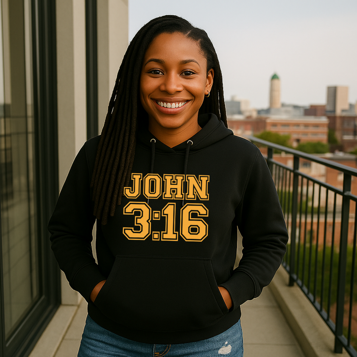 John 3:16 Hoodie – Christian Hoodie by Kingdom Klothing | God So Loved the World