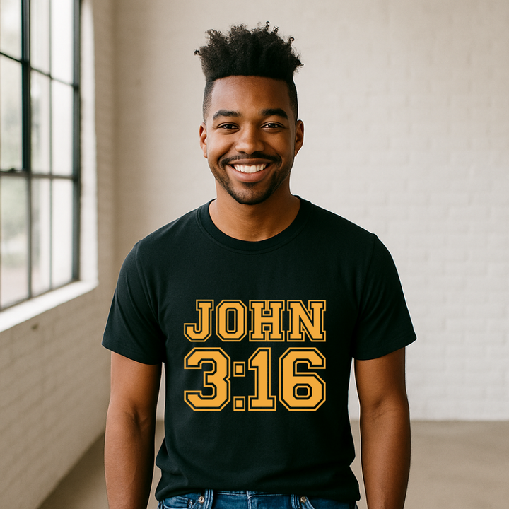 John 3:16 T-shirt | Kingdom Klothing Bible Verse Tee