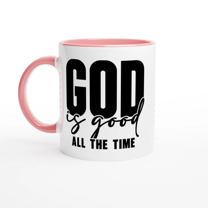 God is Good All the Time Christian Mug – Faith-Based Gift by Kingdom Klothing