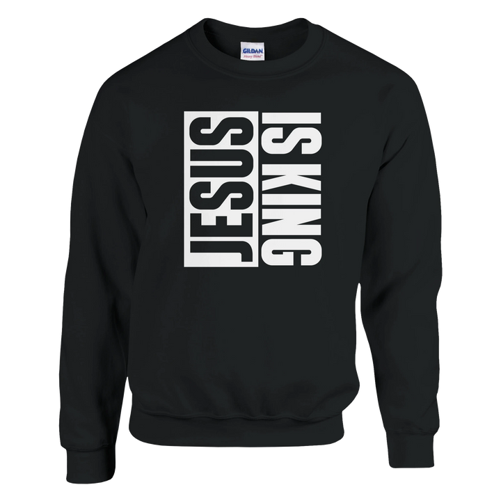 Jesus is King Christian Sweatshirt – Bold Faith Statement by Kingdom Klothing