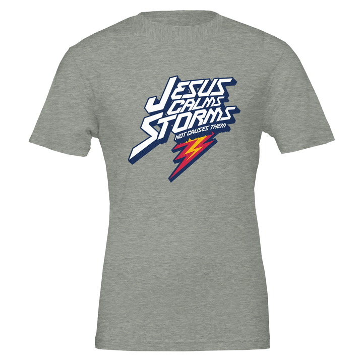 Jesus Calms Storms T-shirt | Kingdom Klothing Christian Tee