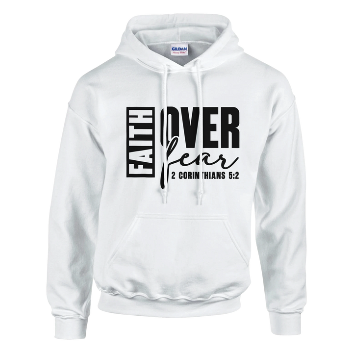 Faith Over Fear Hoodie – Christian Hoodie by Kingdom Klothing | Bold Faith Apparel