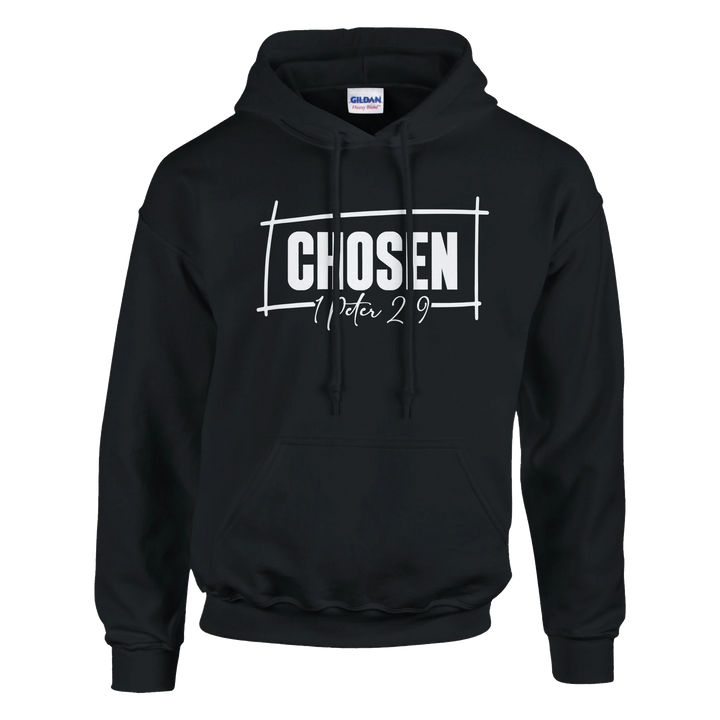 Chosen Hoodie – Christian Hoodie by Kingdom Klothing | Identity & Purpose Apparel
