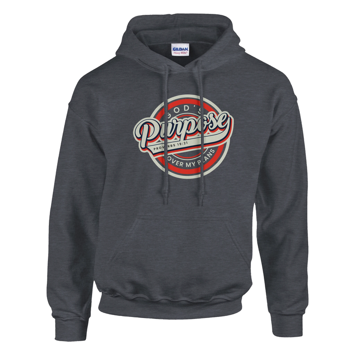 God's Purpose Over My Plans Hoodie – Christian Hoodie by Kingdom Klothing