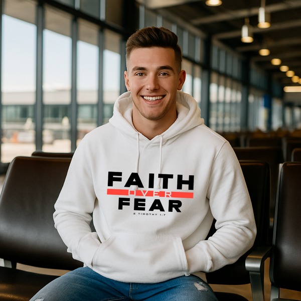 Faith Over Fear Hoodie – Bold Christian Hoodie by Kingdom Klothing
