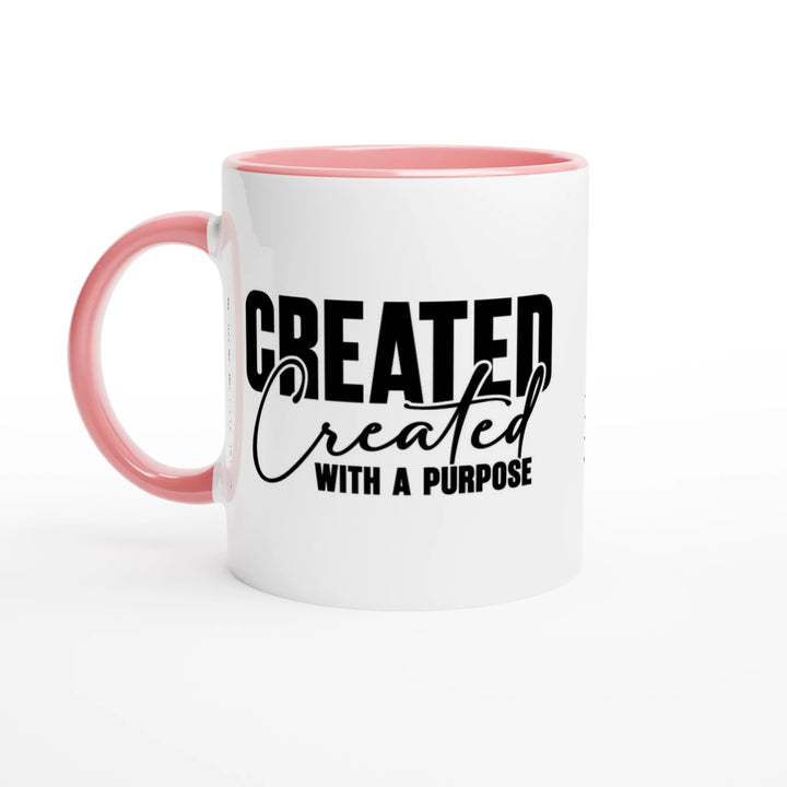 Created with a Purpose Christian Mug – Inspirational Faith Mug by Kingdom Klothing