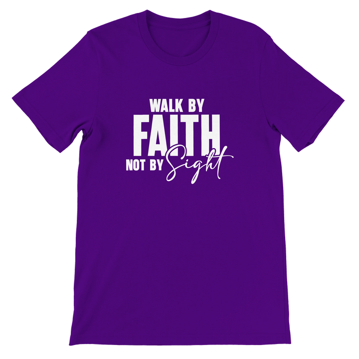 Walk by Faith T-shirt | Kingdom Klothing Christian Apparel