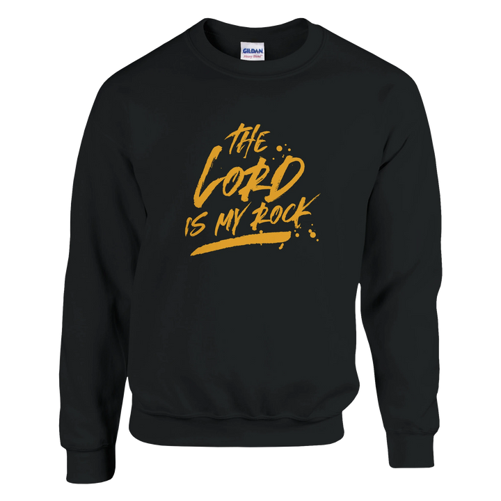 The Lord Is My Rock Sweatshirt – Christian Sweatshirt by Kingdom Klothing | Psalm 18:2 Inspired Apparel