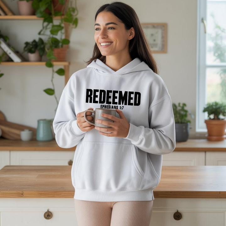 Redeemed Hoodie – Christian Hoodie by Kingdom Klothing | Identity in Christ Apparel
