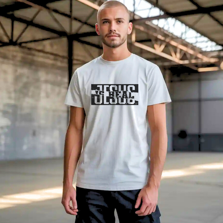 Jesus is Real T-shirt | Kingdom Klothing Faith Statement Tee