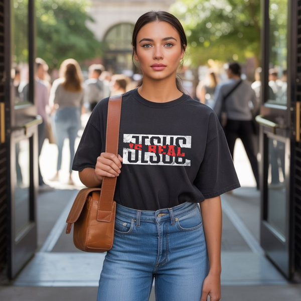 Jesus is Real T-shirt | Kingdom Klothing Faith Statement Tee