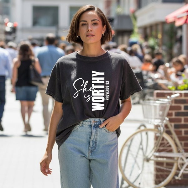 She is Worthy T-shirt | Kingdom Klothing