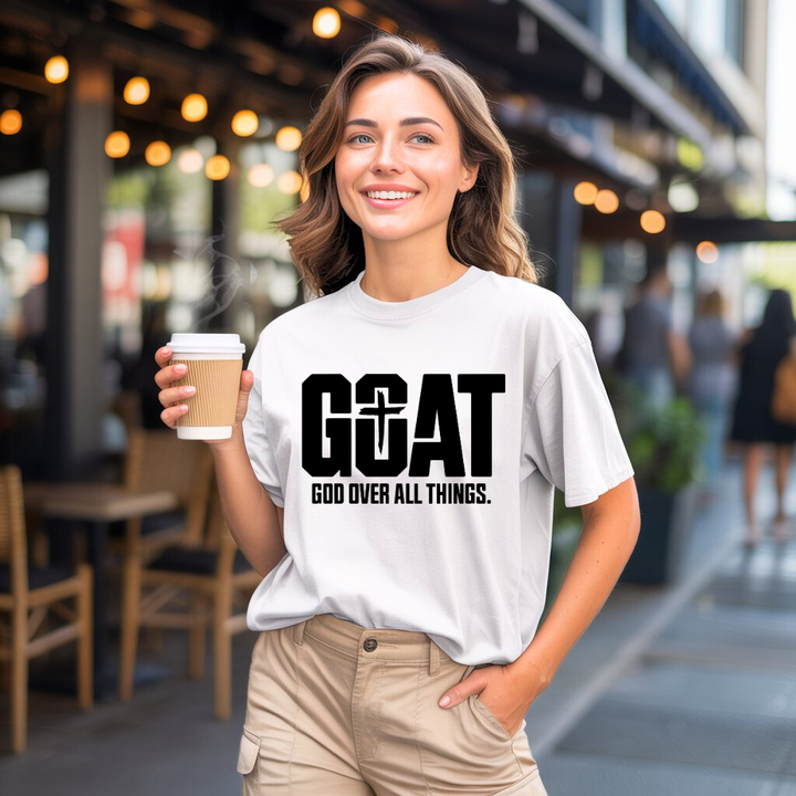 God Over All Things T-shirt | Kingdom Klothing Faith Tee