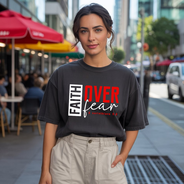 Faith Over Fear T-shirt | Kingdom Klothing