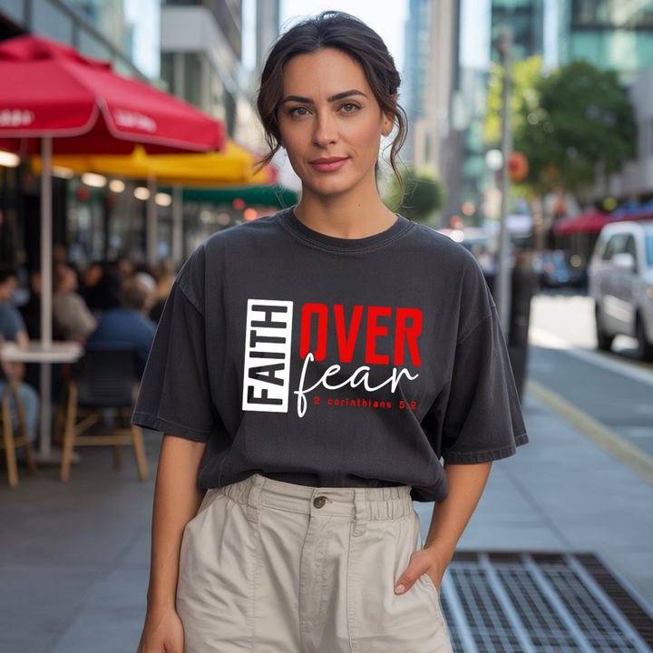 Faith Over Fear T-shirt | Kingdom Klothing
