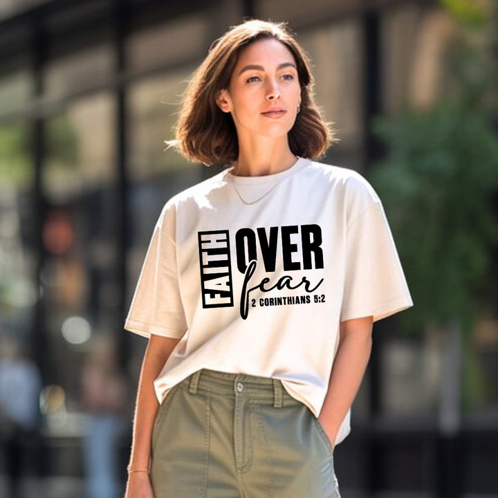 Faith Over Fear T-shirt | Kingdom Klothing