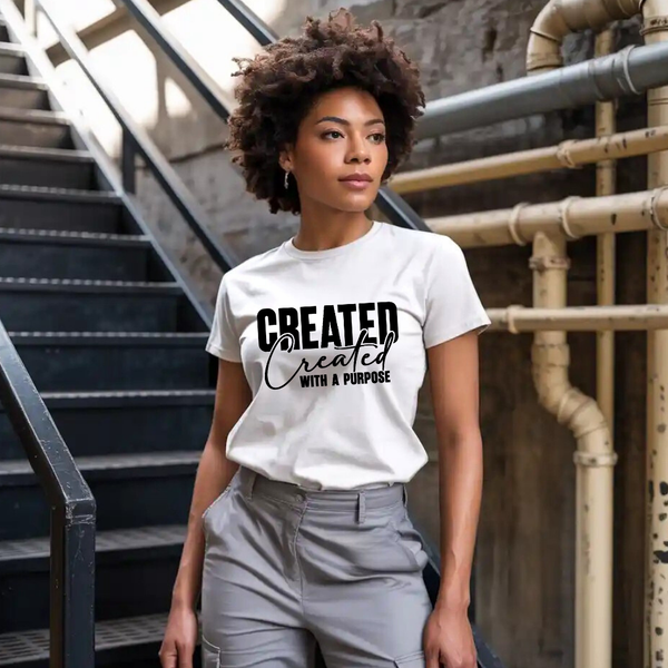 Created with a Purpose T-shirt | Kingdom Klothing Apparel