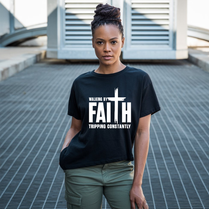 Walking by Faith T-shirt | Kingdom Klothing