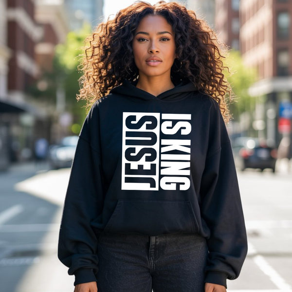 Jesus Is King Hoodie – Bold Christian Hoodie by Kingdom Klothing | Faith Statement Apparel
