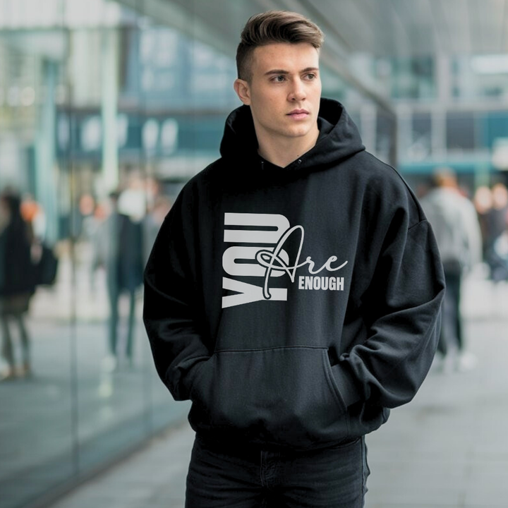 You Are Enough Hoodie – Encouraging Christian Hoodie by Kingdom Klothing