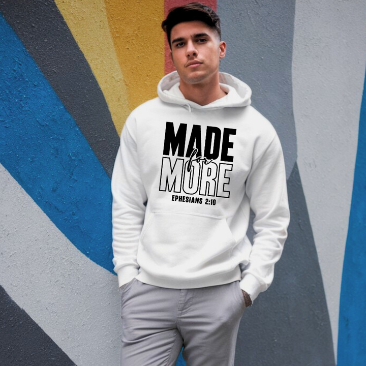 Made for More Hoodie – Christian Hoodie by Kingdom Klothing | Purpose-Driven Faith Apparel