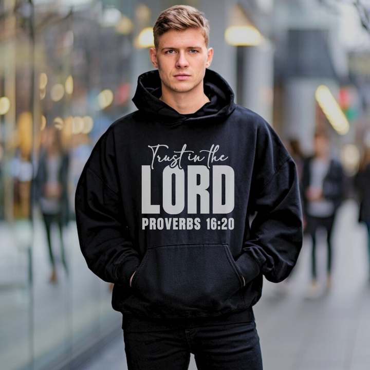 Trust in the Lord Hoodie – Christian Hoodie by Kingdom Klothing | Proverbs 3:5 Apparel