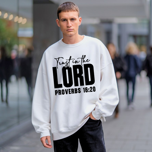 Trust in the Lord Christian Sweatshirt – Faith-Based Apparel by Kingdom Klothing