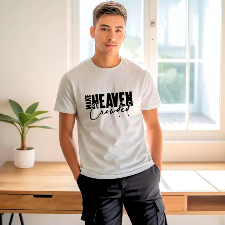 Make Heaven Crowded T-shirt | Kingdom Klothing Evangelism Tee