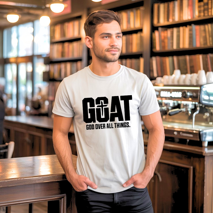 God Over All Things T-shirt | Kingdom Klothing Faith Tee