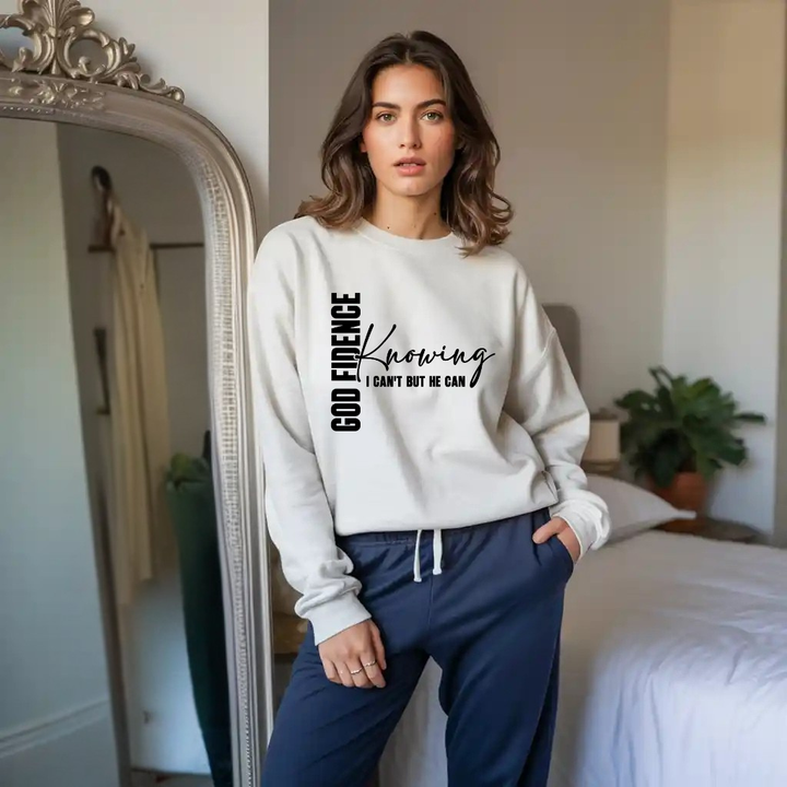 Godfidence Christian Sweatshirt – Bold Faith Hoodie by Kingdom Klothing