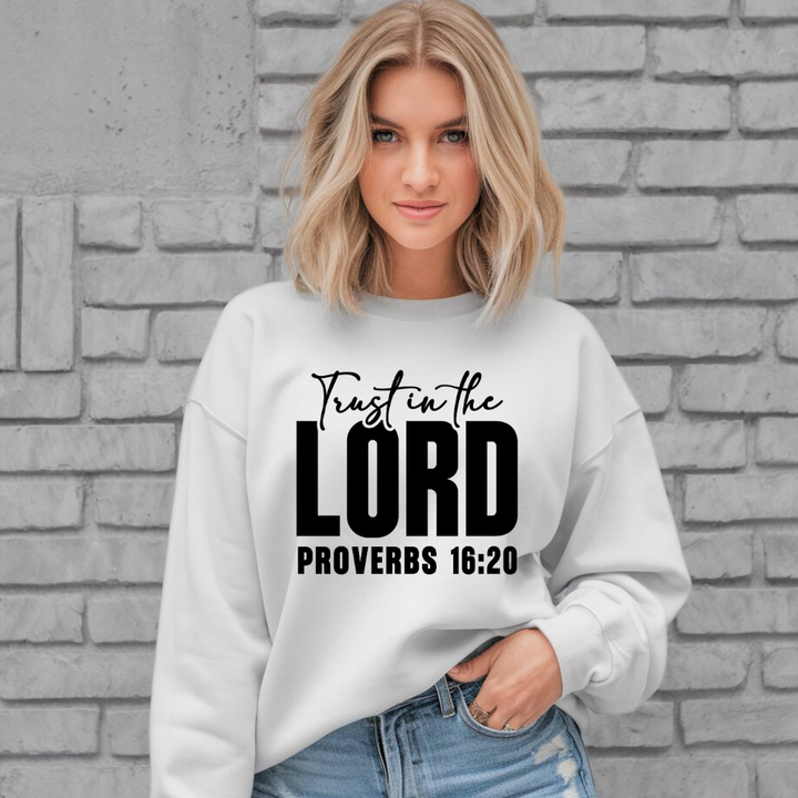 Trust in the Lord Christian Sweatshirt – Faith-Based Apparel by Kingdom Klothing