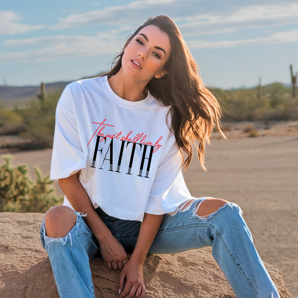 The Just Shall Live by Faith T-shirt | Kingdom Klothing