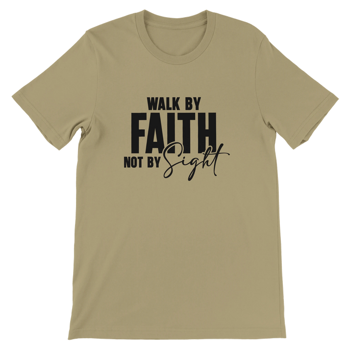 Walk by Faith T-shirt | Kingdom Klothing Christian Apparel