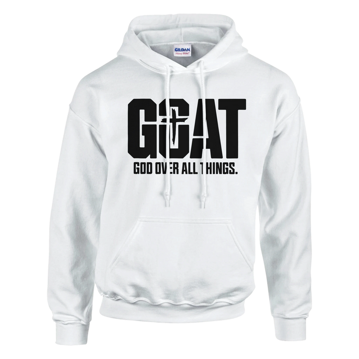 God Over All Things Hoodie – Christian Hoodie by Kingdom Klothing for Unshakable Faith