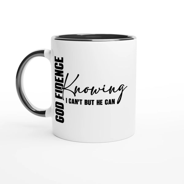 Godfidence Christian Mug – Bold Faith Mug by Kingdom Klothing