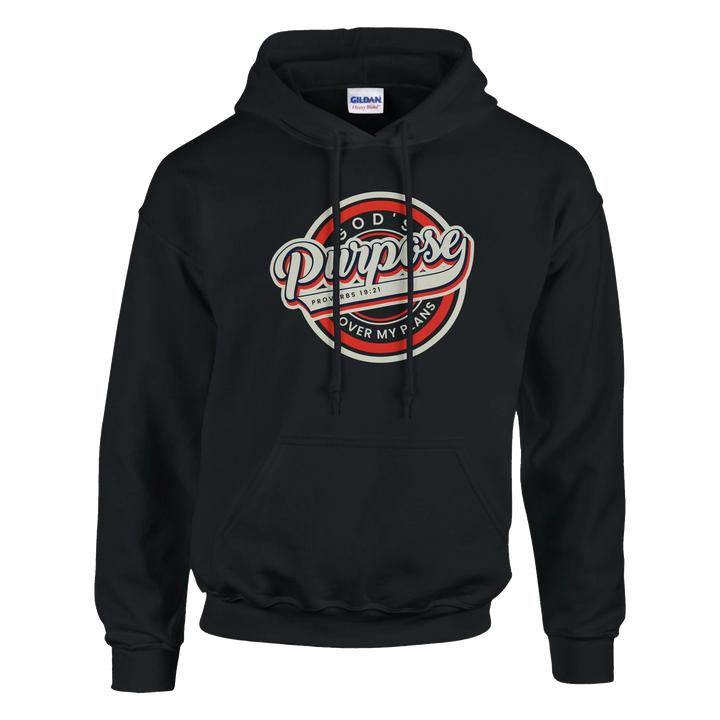 God's Purpose Over My Plans Hoodie – Christian Hoodie by Kingdom Klothing