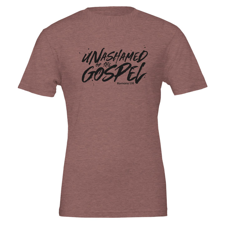Unashamed of the Gospel T-shirt | Kingdom Klothing Tee