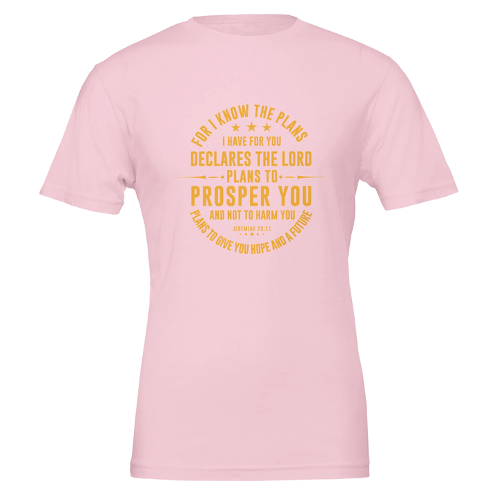 For I Know the Plans T-shirt | Kingdom Klothing Christian Tee