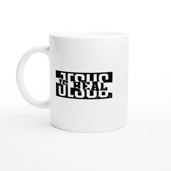 Jesus Is Real Christian Mug – Bold Faith Mug by Kingdom Klothing