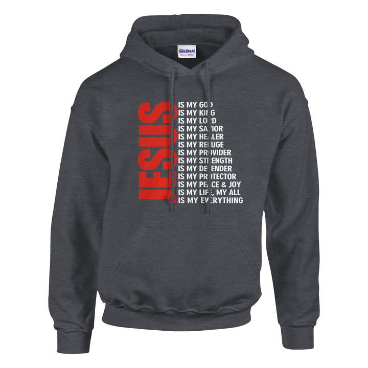 Jesus Is My Everything Hoodie – Christian Hoodie by Kingdom Klothing
