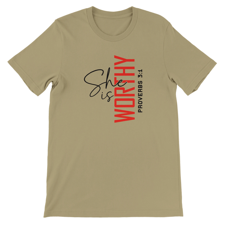 She is Worthy T-shirt | Kingdom Klothing