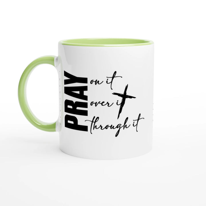Pray on It Christian Mug – Encouraging Faith Gift by Kingdom Klothing