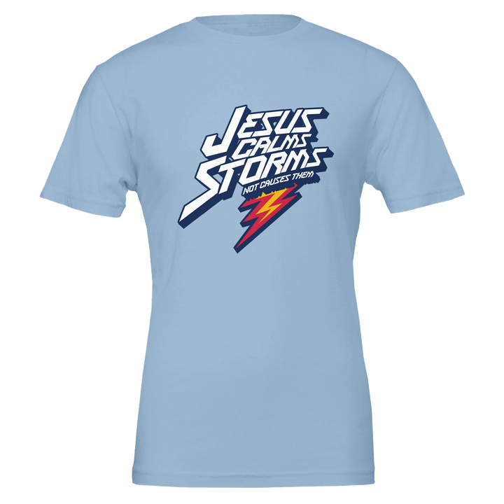 Jesus Calms Storms T-shirt | Kingdom Klothing Christian Tee
