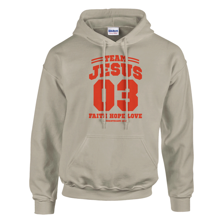 Team Jesus Hoodie – Bold Christian Hoodie by Kingdom Klothing