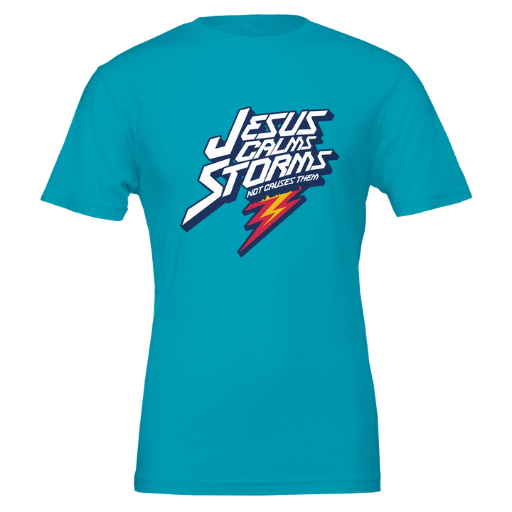 Jesus Calms Storms T-shirt | Kingdom Klothing Christian Tee