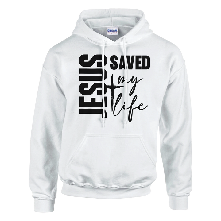 Jesus Saved My Life Hoodie – Christian Testimony Hoodie by Kingdom Klothing