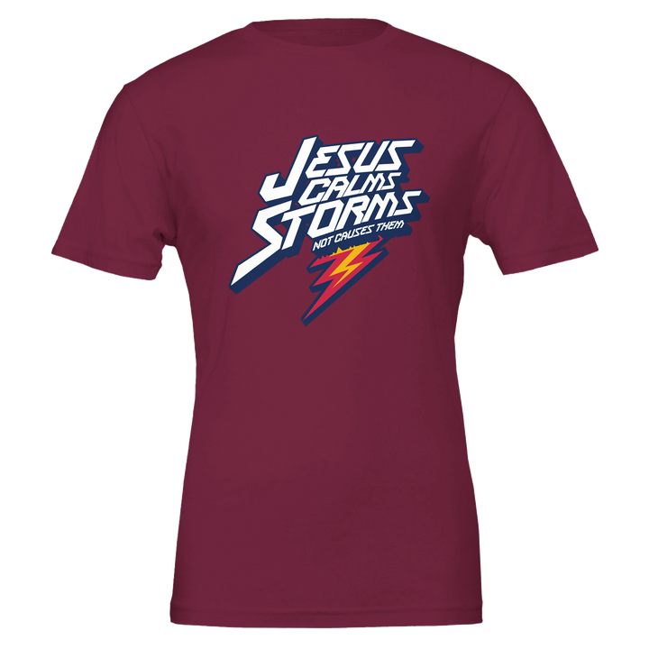 Jesus Calms Storms T-shirt | Kingdom Klothing Christian Tee